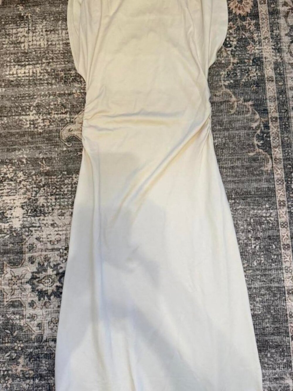 H&M Women's White and Cream Dress